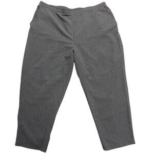 Laura Scott Woman Pull On/Elastic Waist  Dress Pants  Size 26WP in Gray